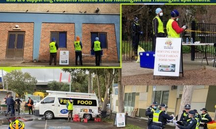 Sikh Volunteers Delivers Free Food To Melbourne Tower Lockdown Residents