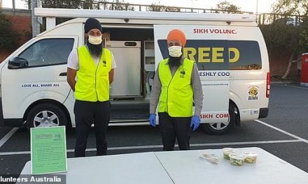 Selfless Sikh volunteers set up a free food home delivery service for people self-isolating during coronavirus crisis